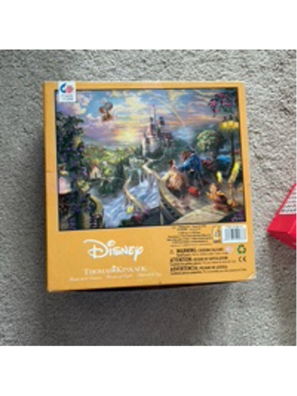 Disney Thomas Kinkade Beauty & the Beast Puzzle One Size Multi-color